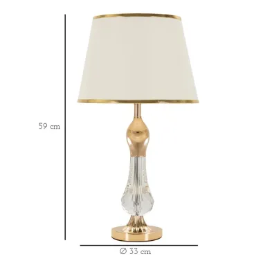 LAMPA STOŁOWA BRATYSŁAWA 33x59 cm